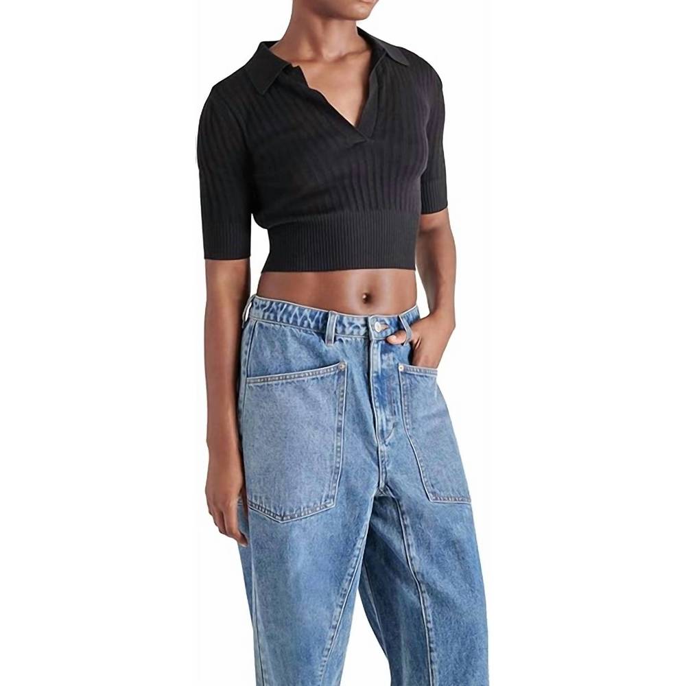 NEW STEVE MADDEN charlise sweater in black - Picture 3 of 3